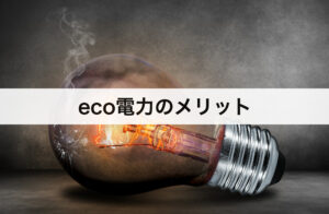 eco電力(エコ電力)のメリット3つ｜評判や口コミも紹介