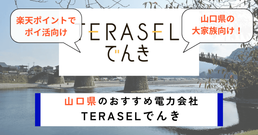 山口県のおすすめの電力会社にTERASELでんき