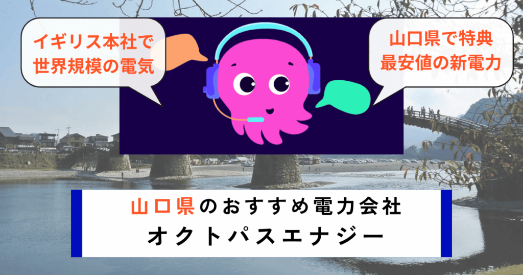 山口県のおすすめの電力会社にオクトパスエナジー