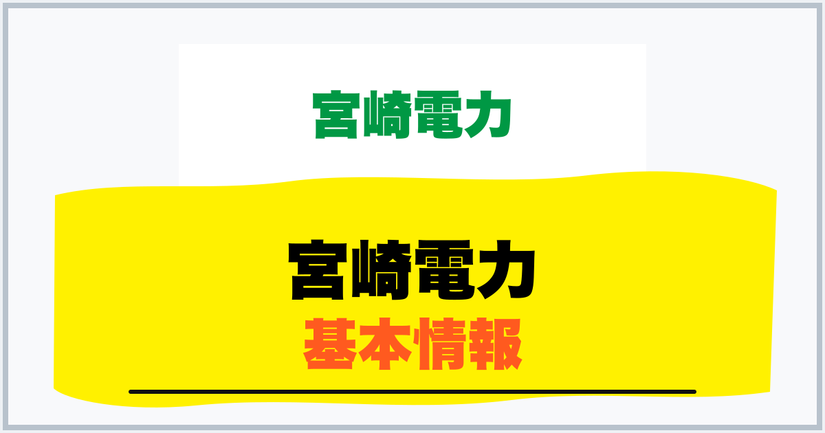 宮崎電力 基本情報