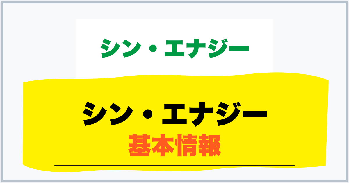 シン・エナジー 基本情報