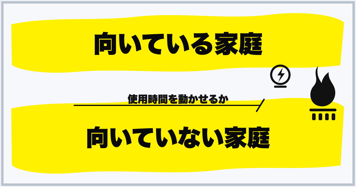 向いている家庭 向いていない家庭