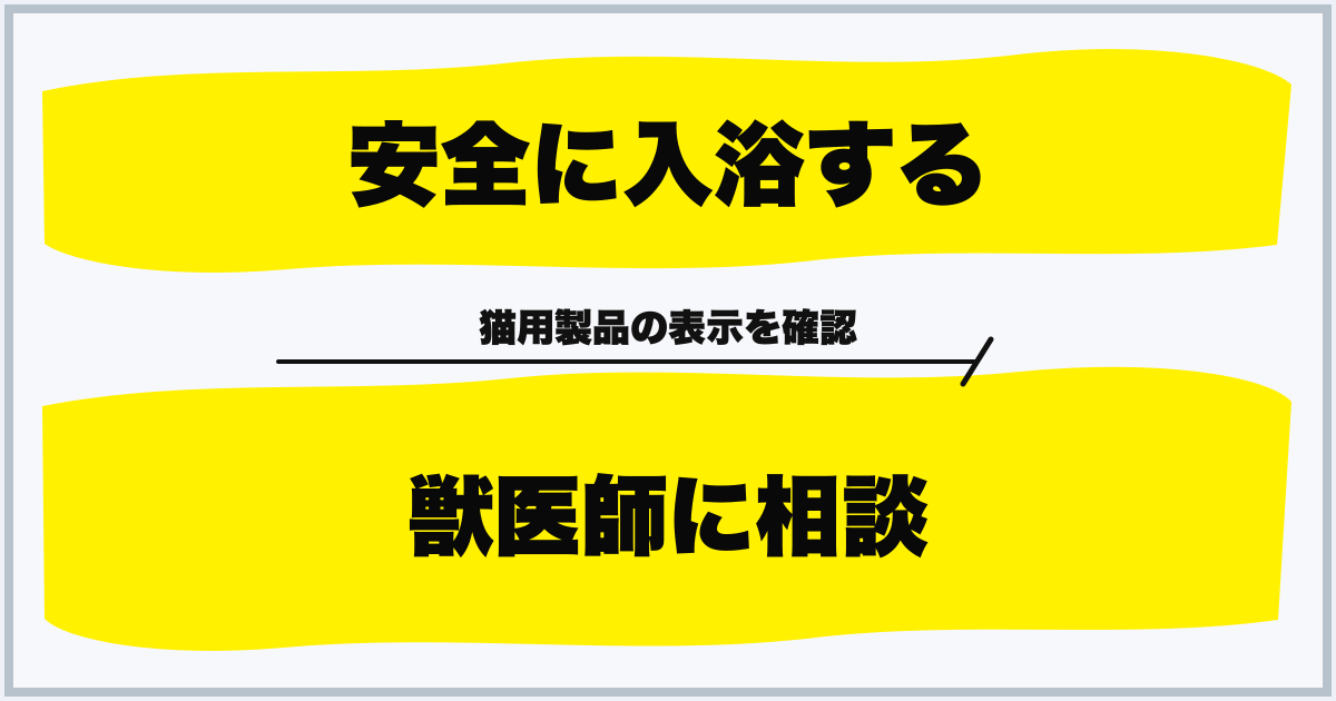 安全に入浴する 獣医師に相談